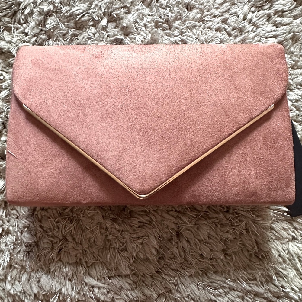 Suede Clutch